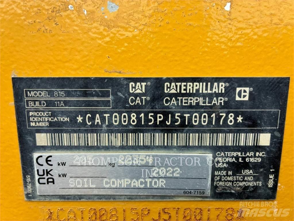 CAT 815 Уплотнители грунта