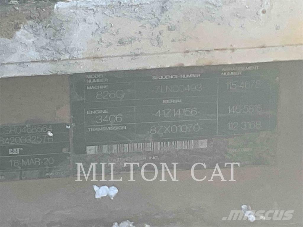 CAT 826G Уплотнители грунта
