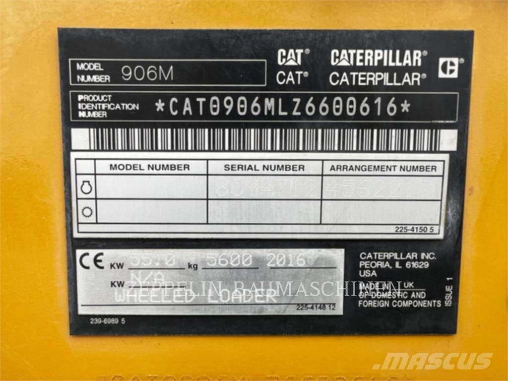 CAT 906M Фронтальные погрузчики