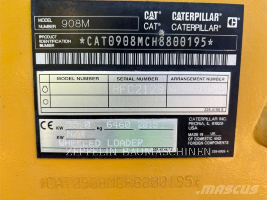 CAT 908M Фронтальные погрузчики