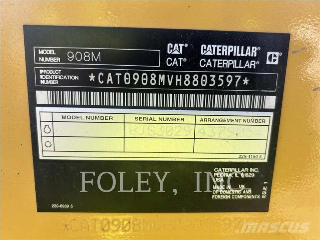 CAT 908M Фронтальные погрузчики