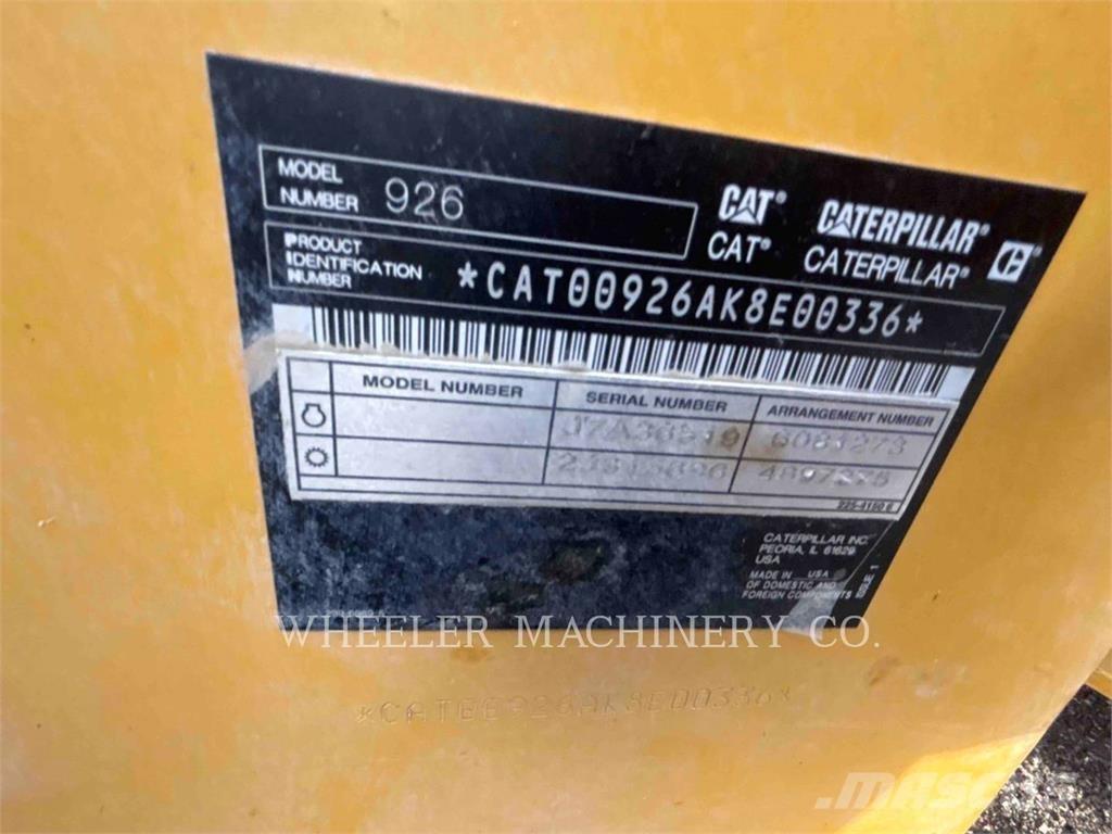 CAT 926 QC Фронтальные погрузчики