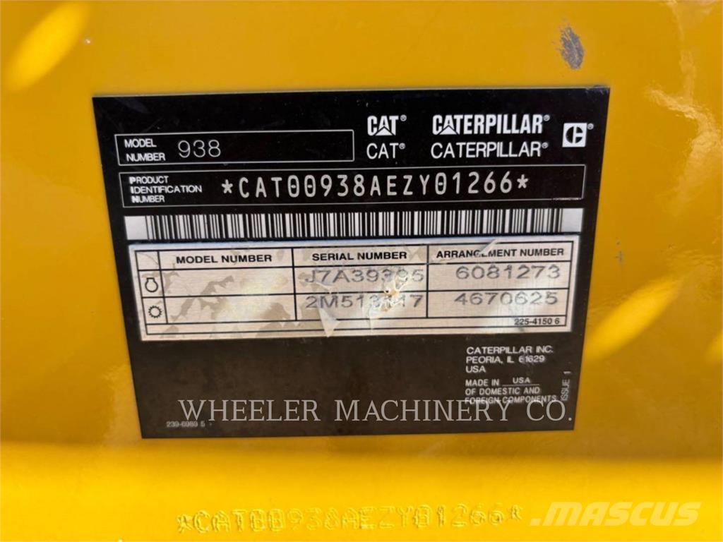 CAT 938 QC Фронтальные погрузчики