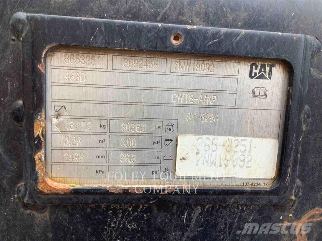 CAT 963K Гусеничные фронтальные погрузчики