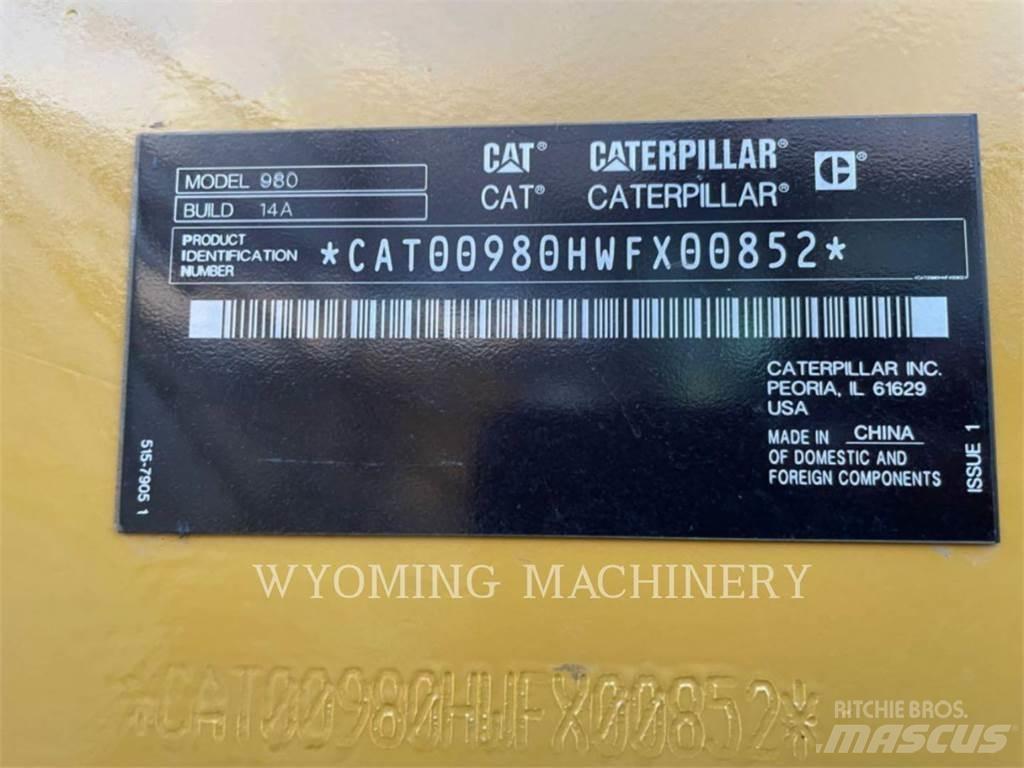 CAT 980 Фронтальные погрузчики