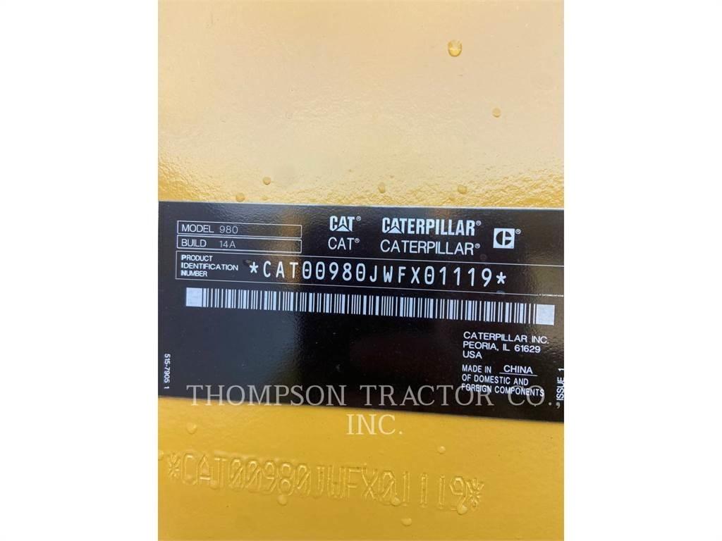 CAT 980 Фронтальные погрузчики