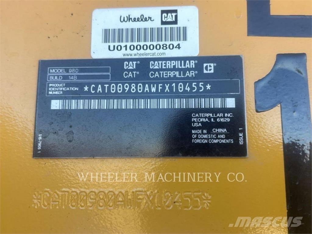 CAT 980 Фронтальные погрузчики