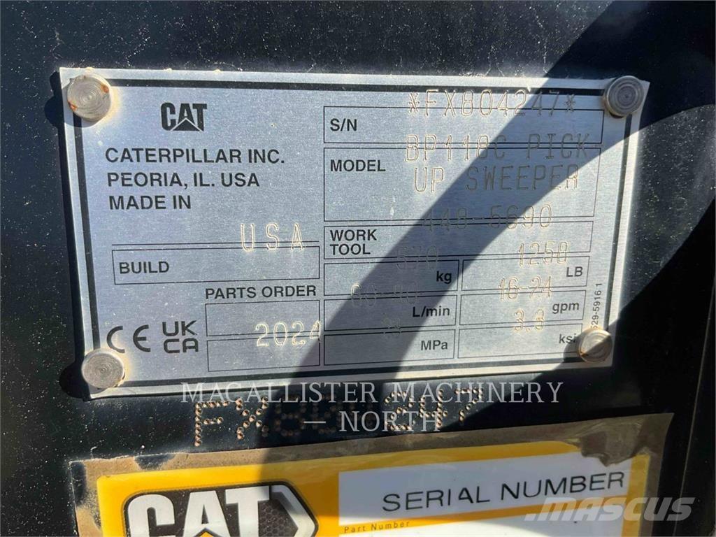 CAT BP118C Навесные щетки