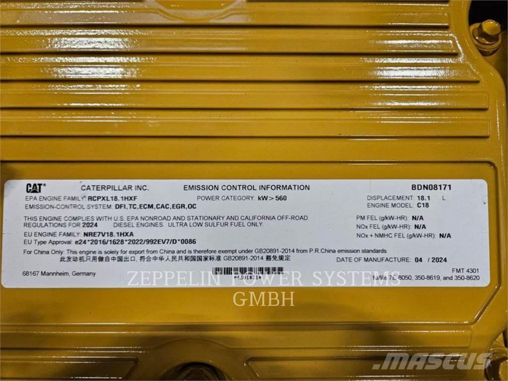CAT C18 T4F Промышленные двигатели