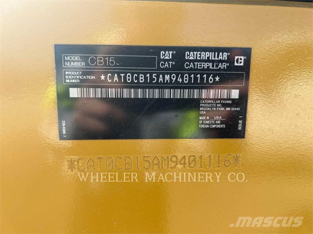 CAT CB15 CW VV Катки тротуарные