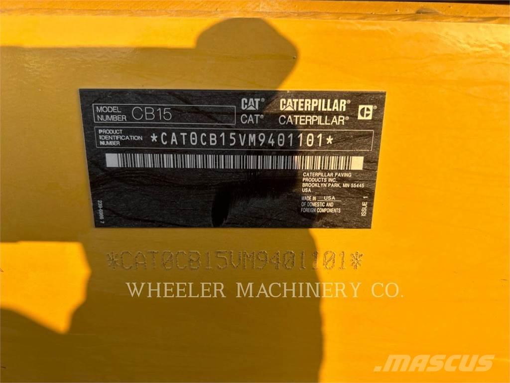 CAT CB15 CW VV Катки тротуарные