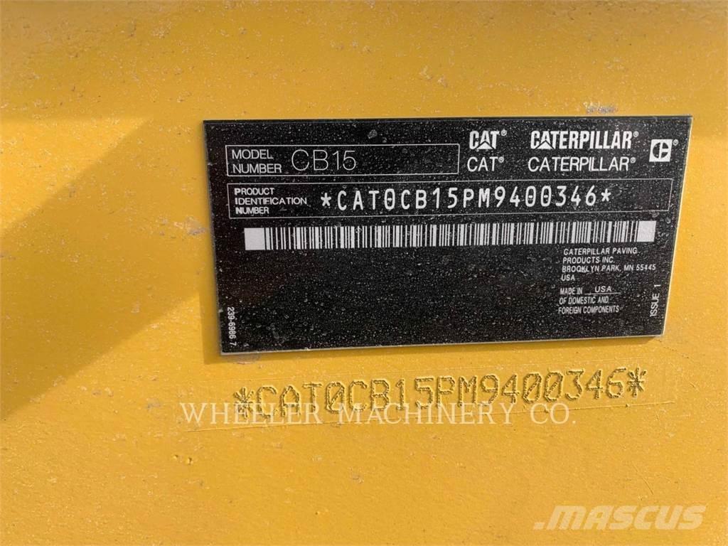 CAT CB15 VV Катки тротуарные