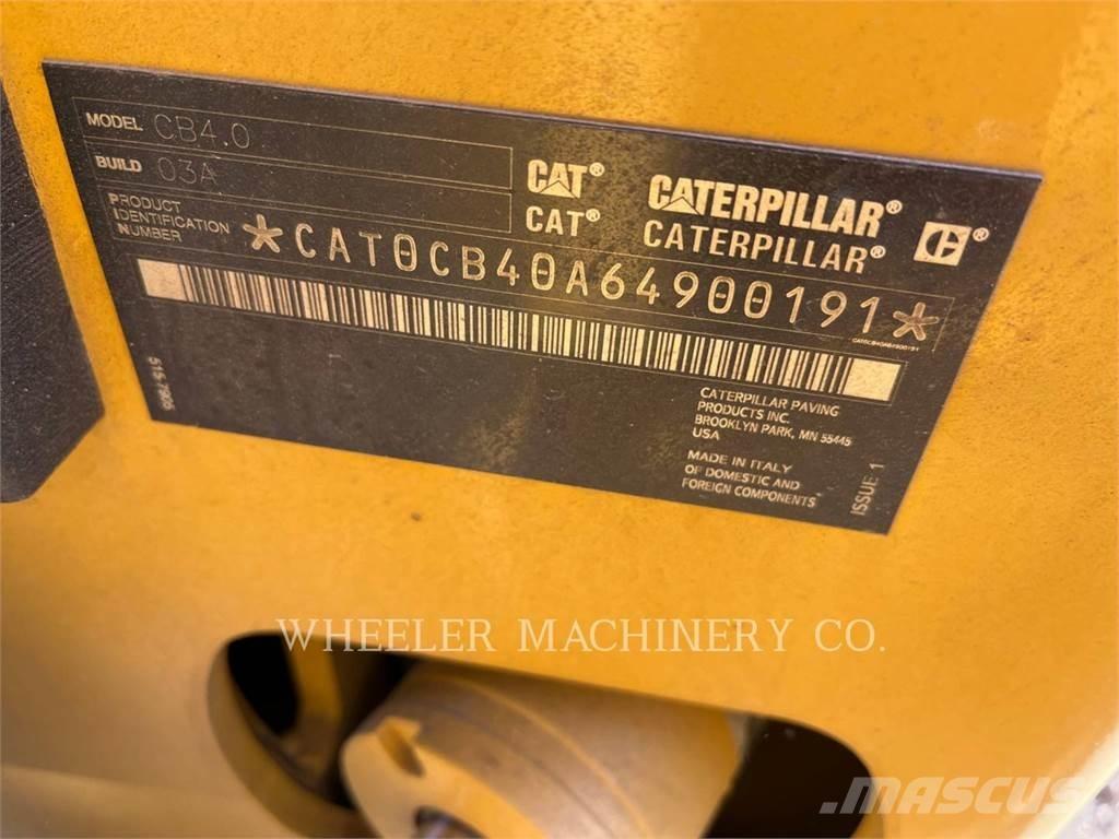CAT CB4.0 Катки тротуарные