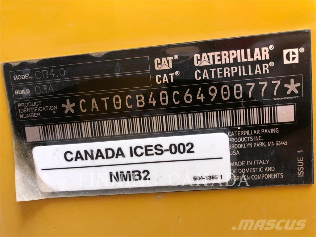 CAT CB4.0-03 Уплотнители грунта