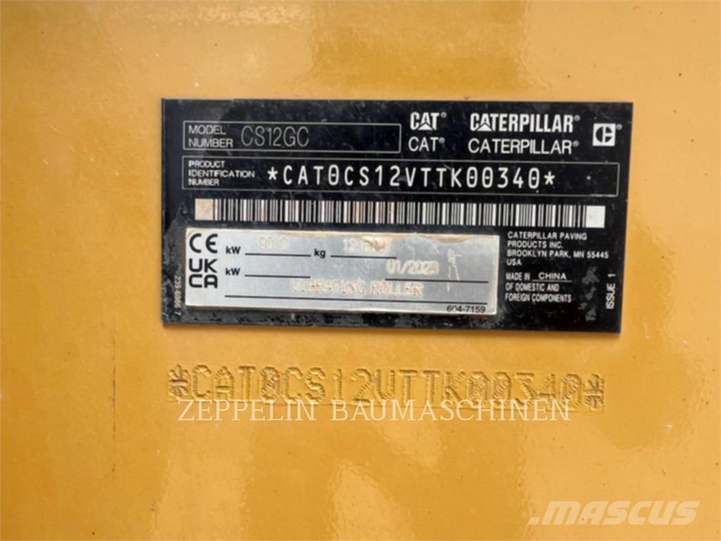 CAT CS12GC Уплотнители грунта