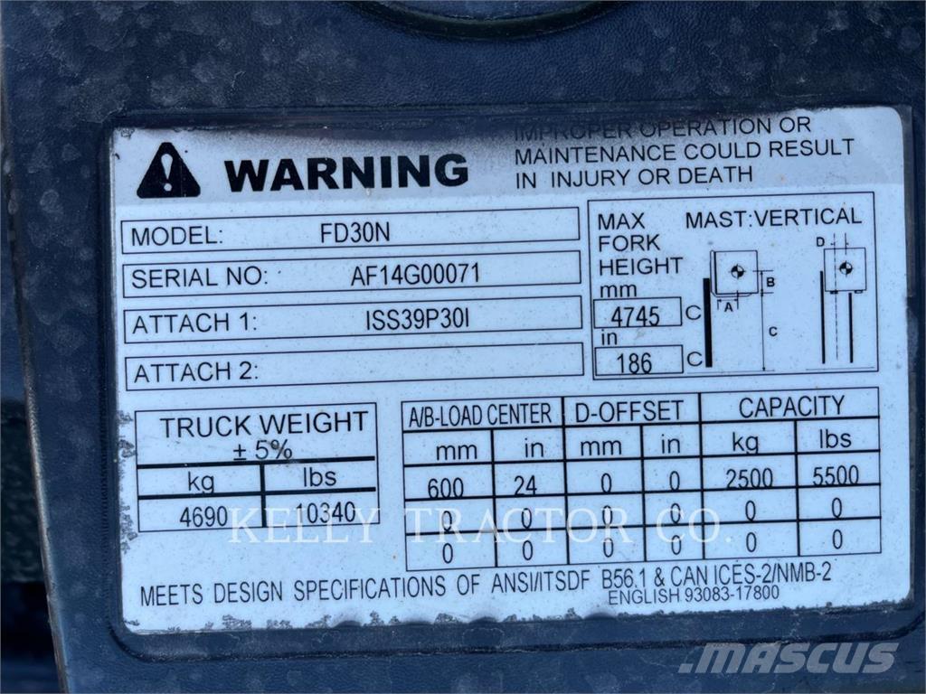 CAT FD30N Другие складские механизмы