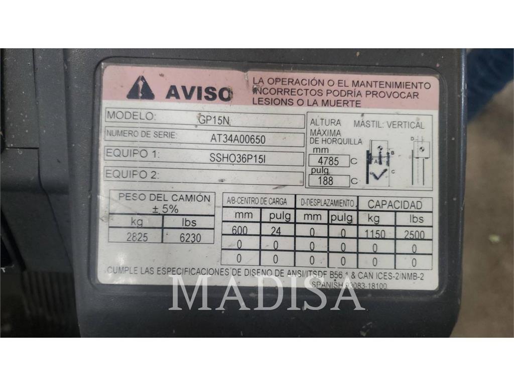 CAT GP15N5-LE Газовые погрузчики