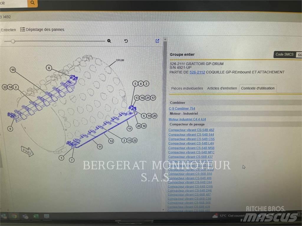 CAT GRATTOIR CS76 Уплотнители грунта