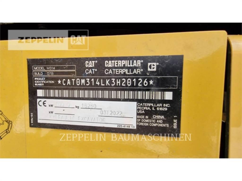 CAT M314-07A Колёсные экскаваторы