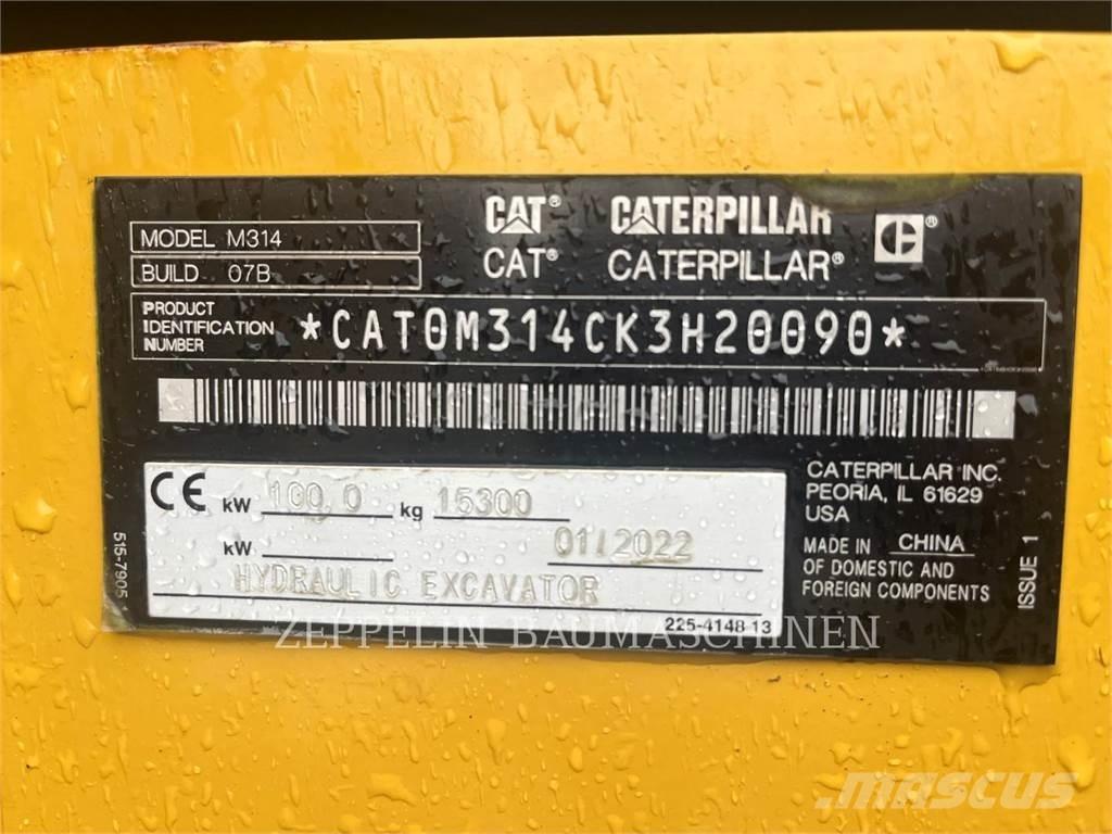 CAT M314-07A Колёсные экскаваторы