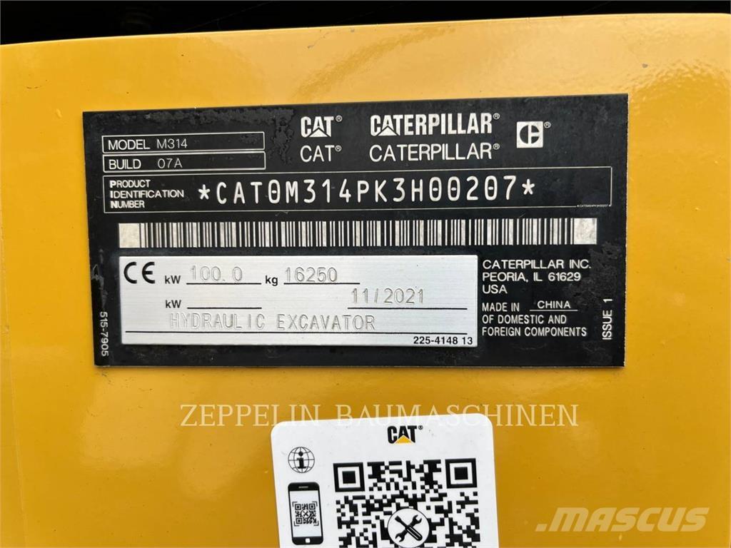 CAT M314-07A Колёсные экскаваторы