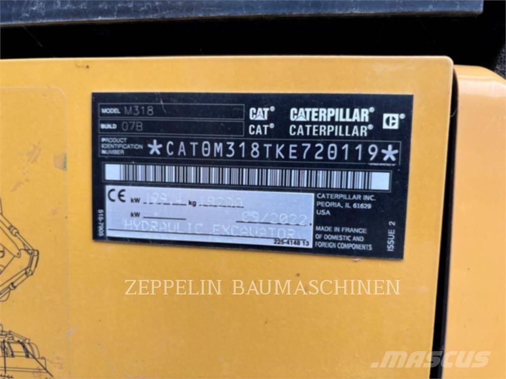 CAT M318-07A Колёсные экскаваторы