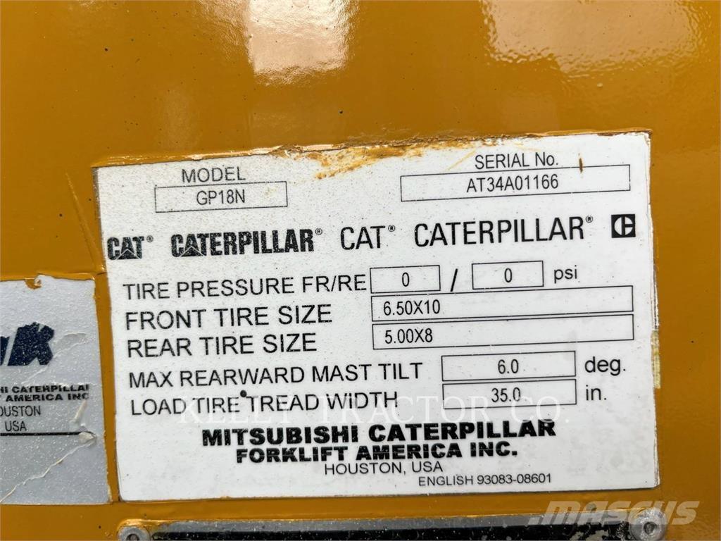 CAT MCFGP18N5 Газовые погрузчики