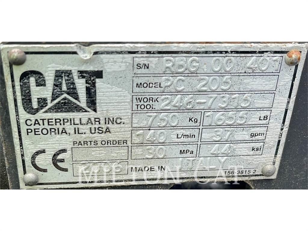 CAT PC205 COLD PLANER Навесные фрезы