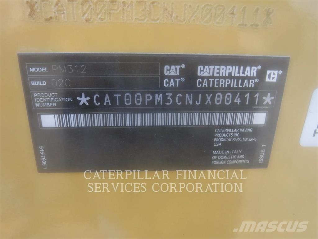 CAT PM312-02 Дорожные фрезы
