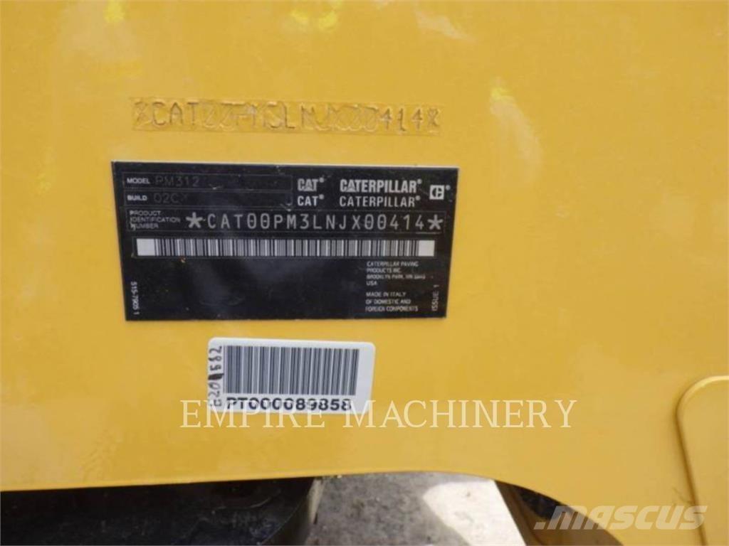 CAT PM312-02 Асфальтоукладчики
