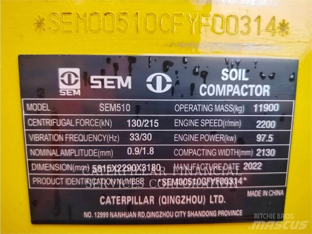 CAT SEM510 Грунтовые катки