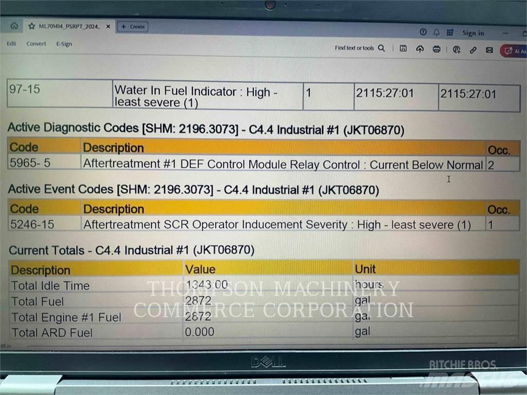 CAT TL1255D Телескопические погрузчики