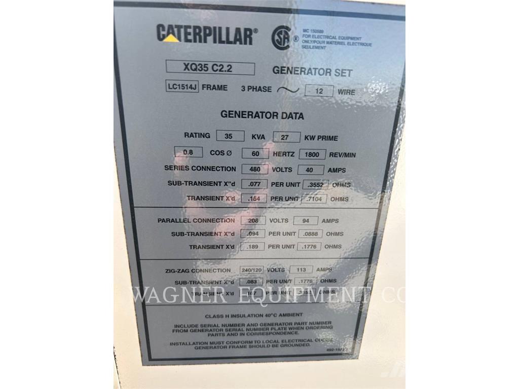 CAT XQ 35 Другие генераторы