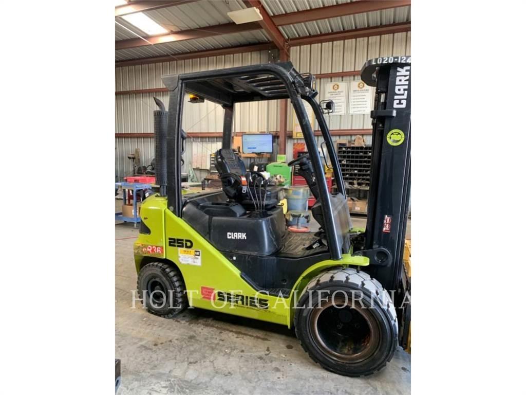 Clark S25D Дизельные погрузчики