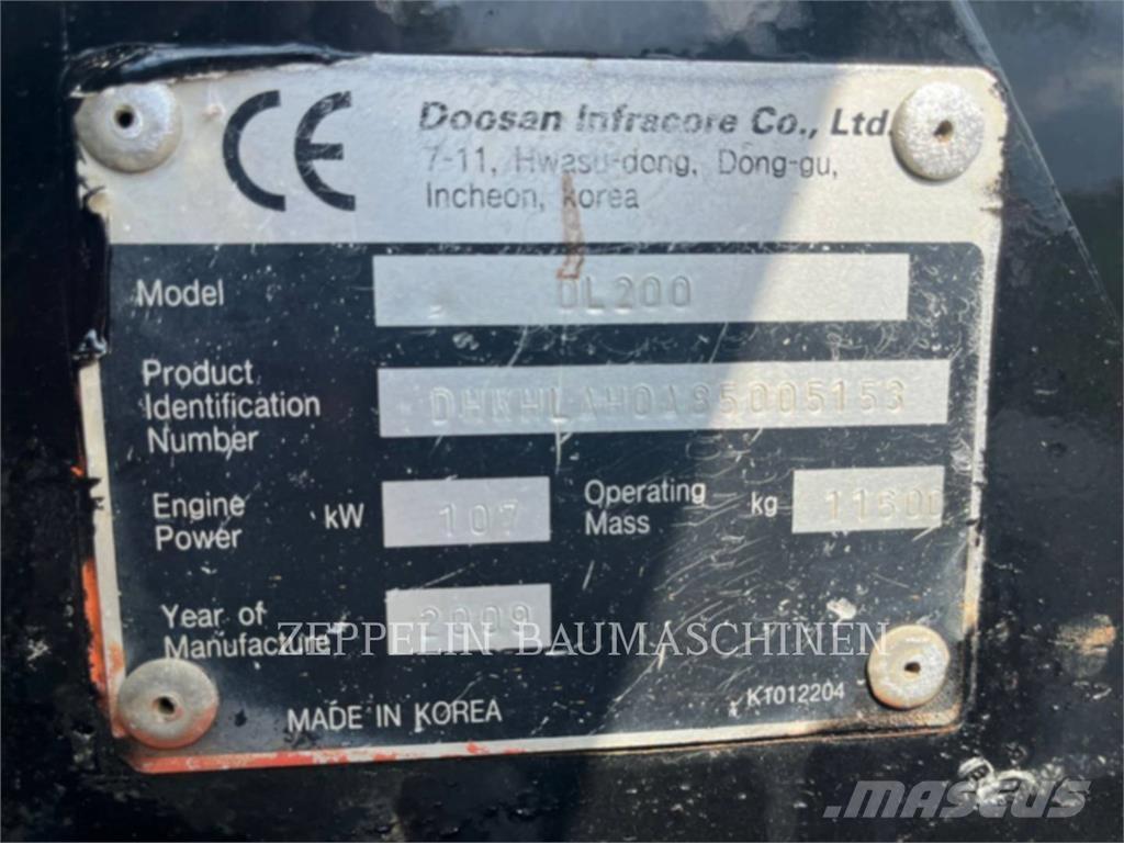 Doosan DL200-5 Фронтальные погрузчики