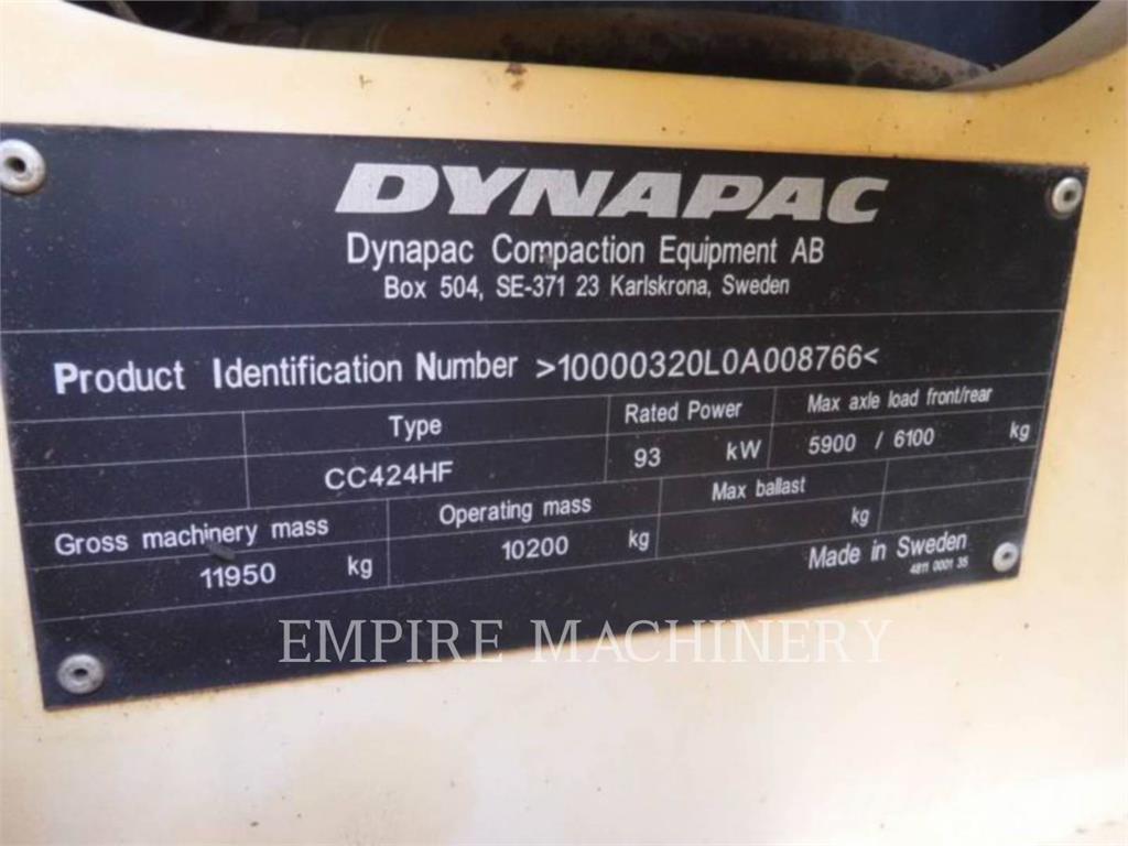 Dynapac CC424HF Катки тротуарные