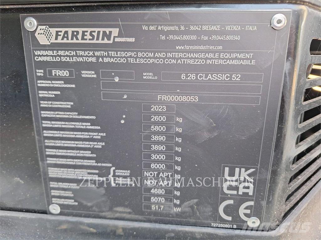 Faresin 6.26 Телескопические погрузчики