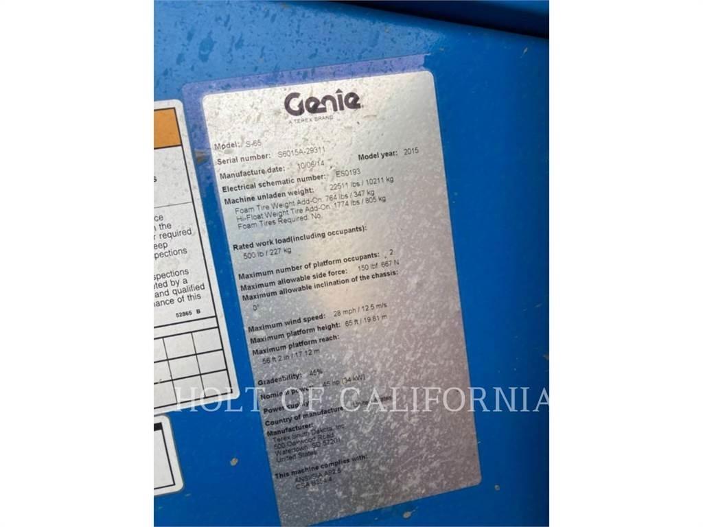 Genie BOOM S65 Коленчатые подъемники