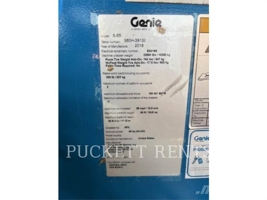 Genie S-65 Коленчатые подъемники