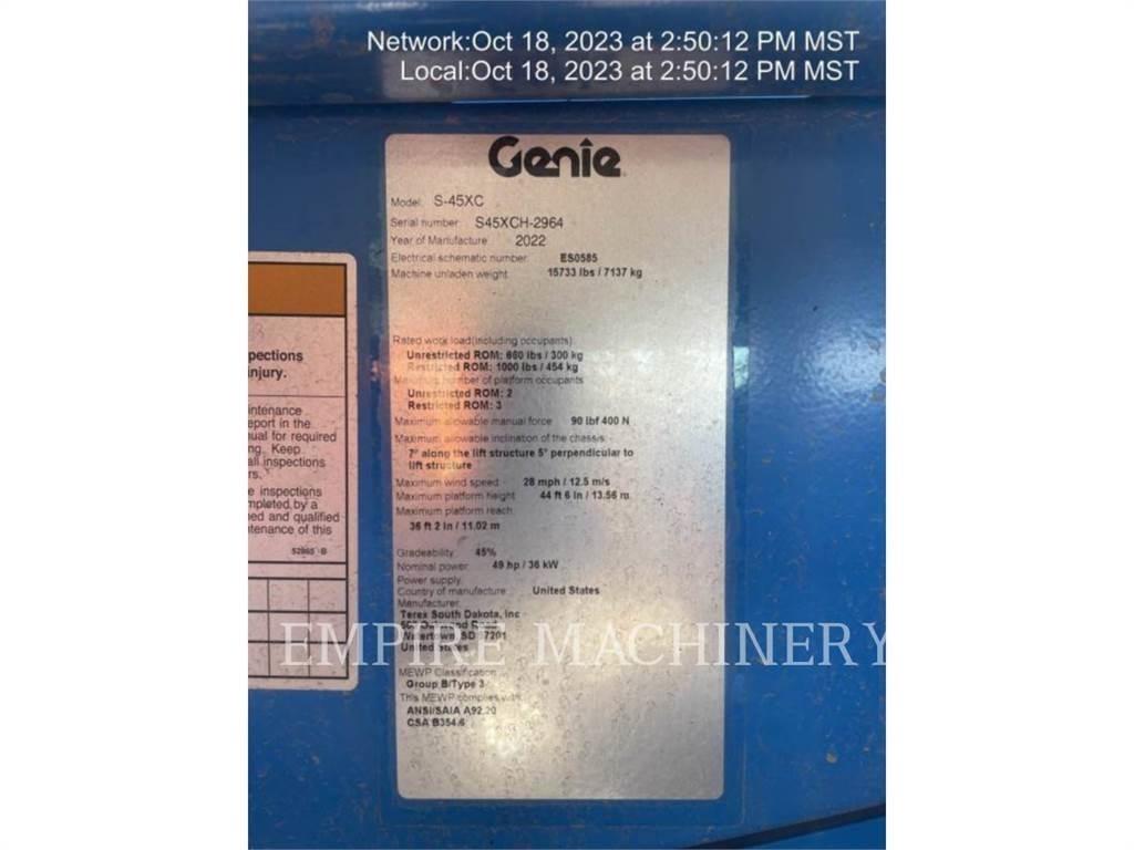 Genie S45 XC Коленчатые подъемники