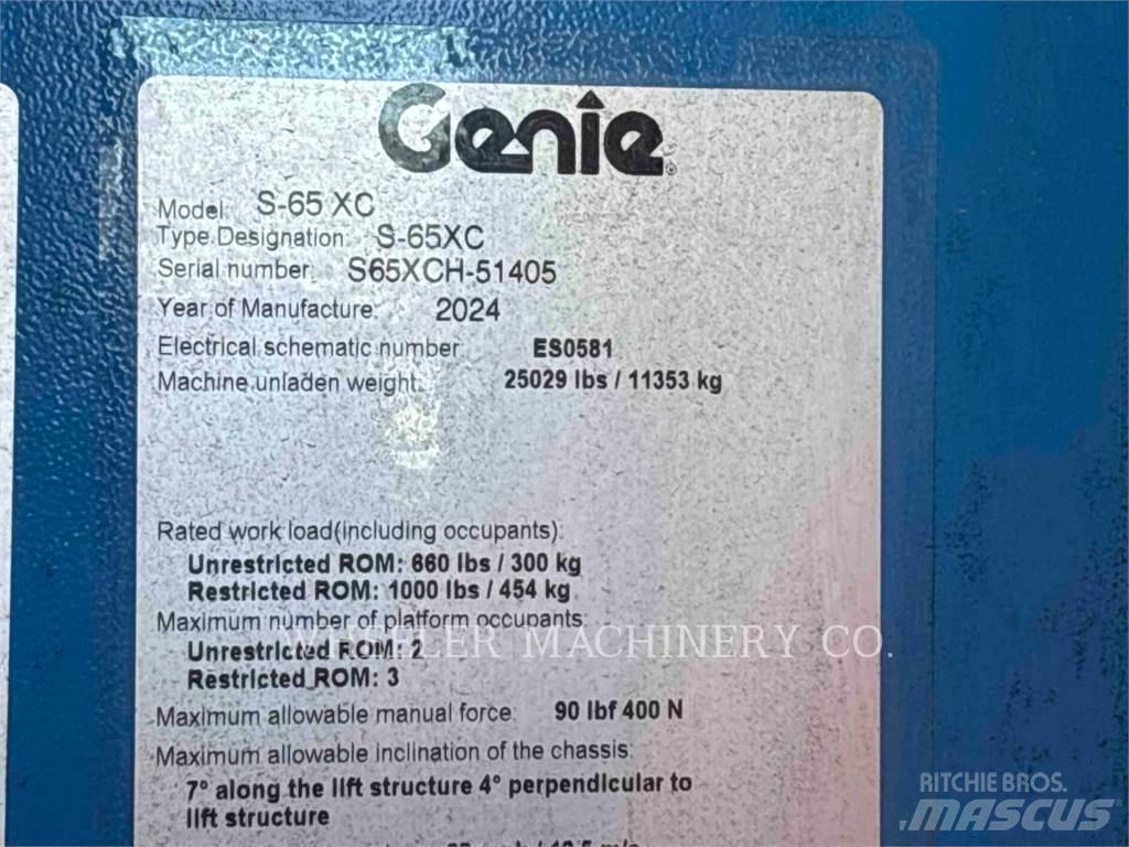 Genie S65XC Коленчатые подъемники