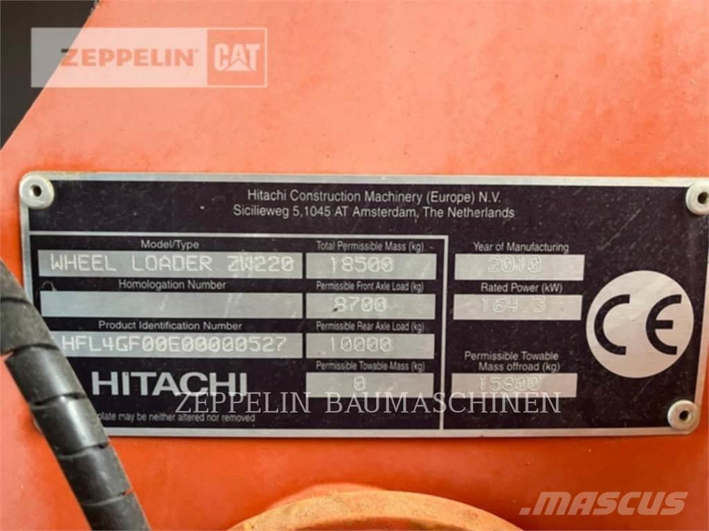 Hitachi ZW220 Фронтальные погрузчики