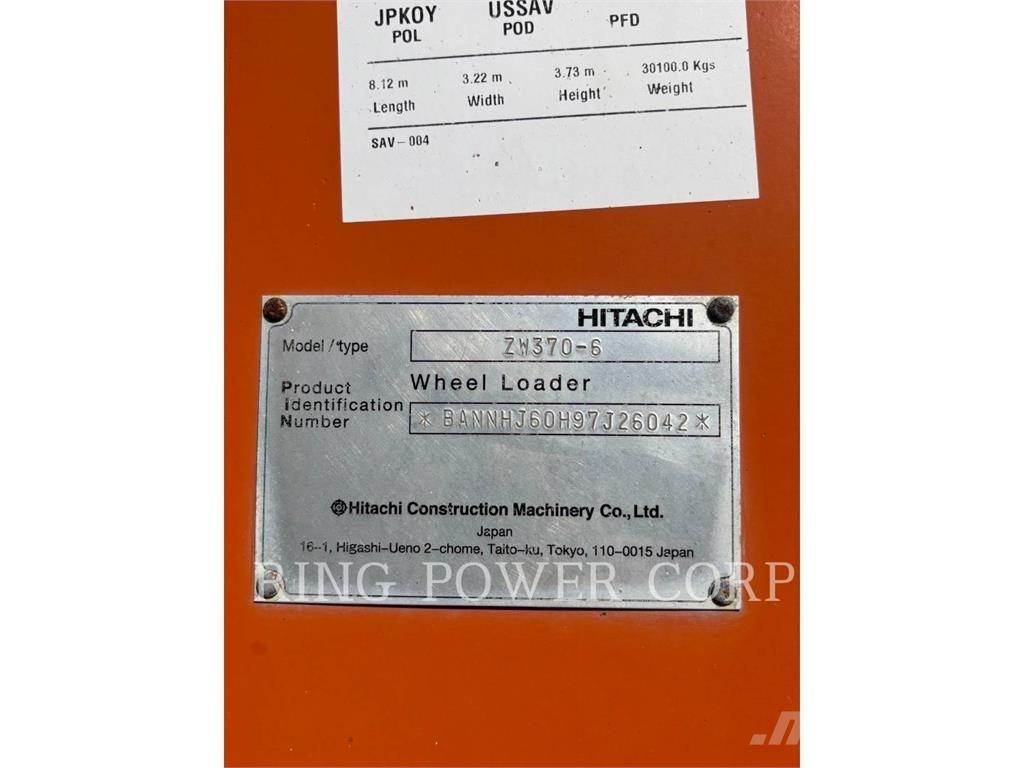 Hitachi ZW3706-6 Фронтальные погрузчики