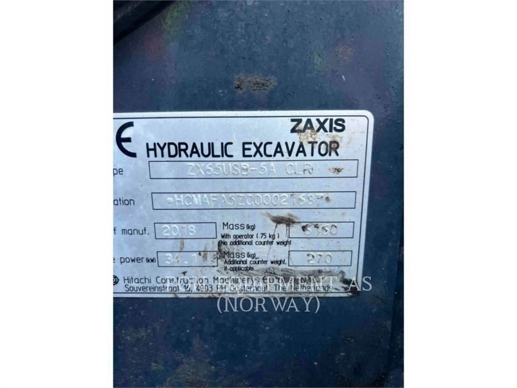 Hitachi ZX65 Гусеничные экскаваторы
