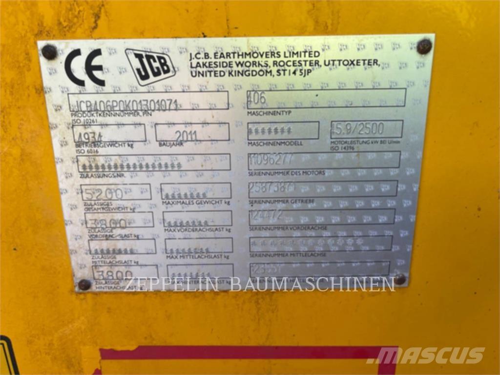 JCB 406 Фронтальные погрузчики