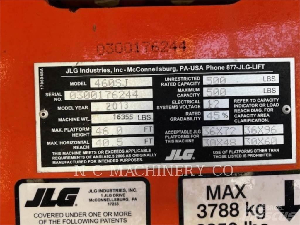 JLG 460SJ Гусеничные экскаваторы