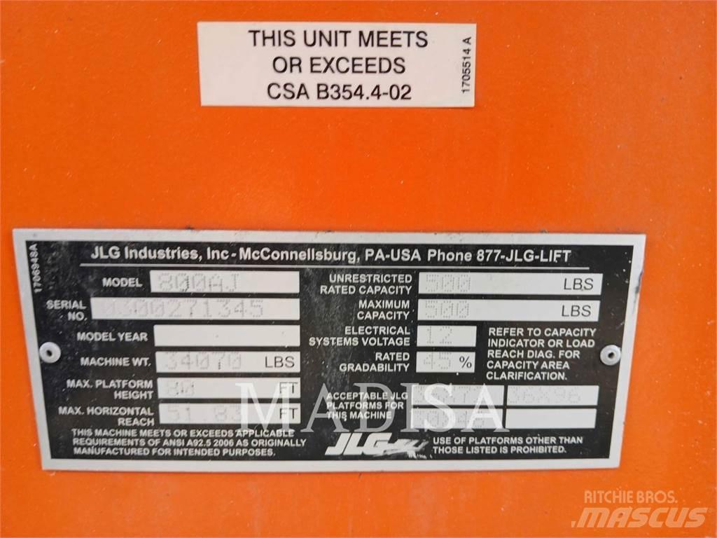JLG 800 AJ Коленчатые подъемники