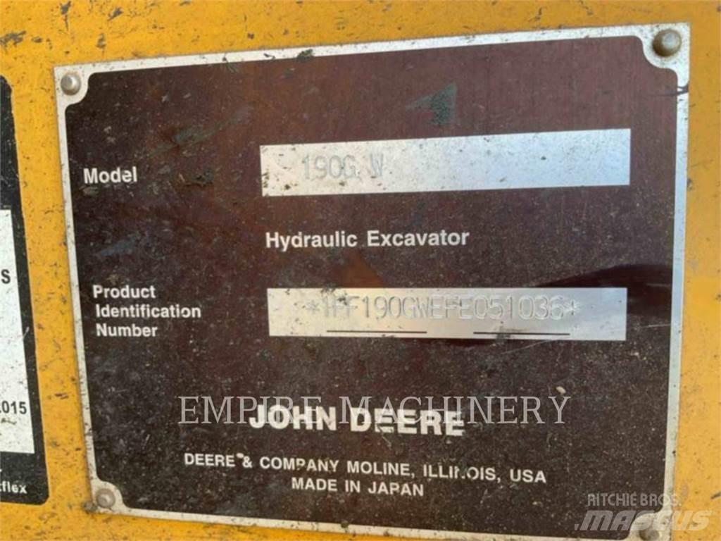 John Deere 190G Гусеничные экскаваторы