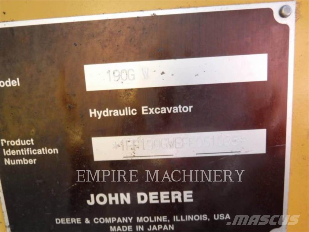 John Deere 190G Гусеничные экскаваторы