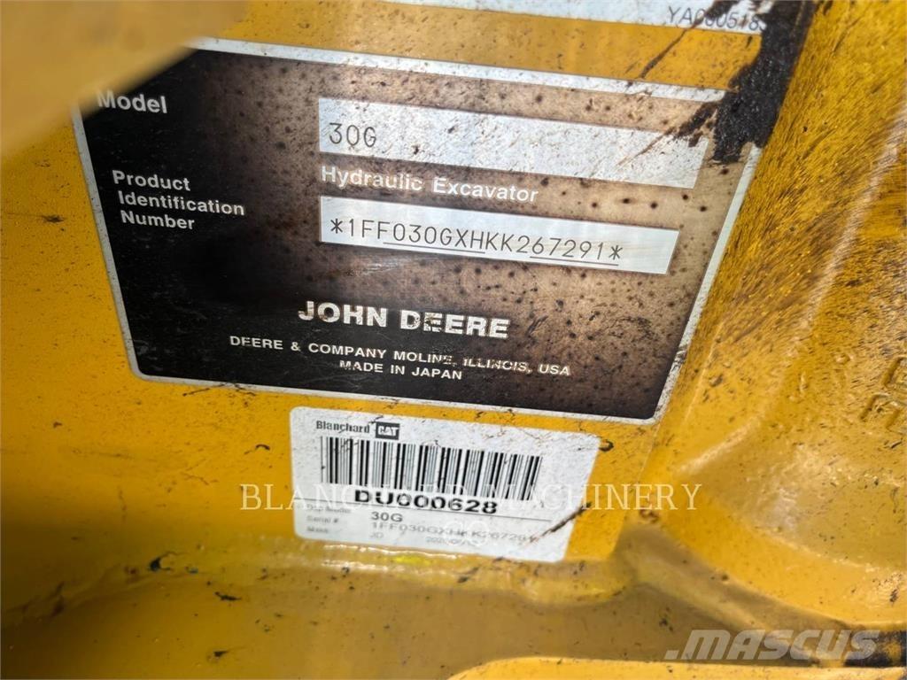 John Deere 30G Гусеничные экскаваторы